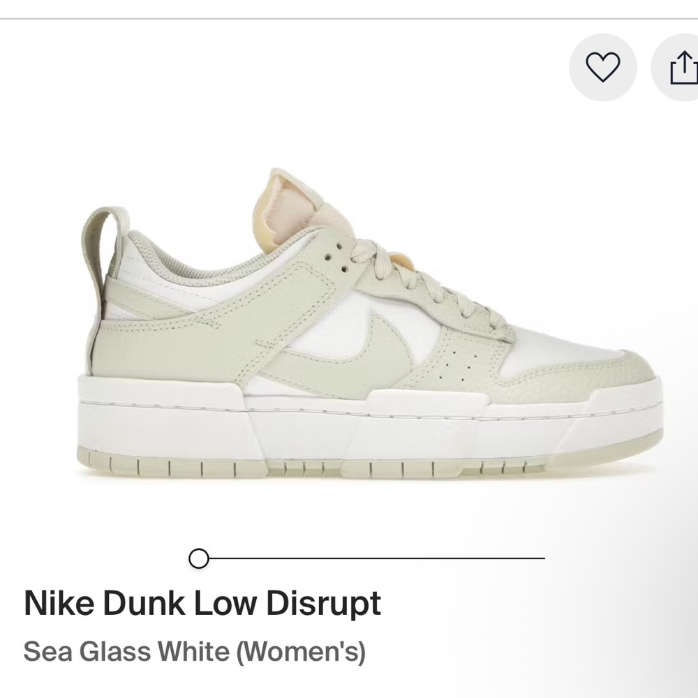 Nike Dunk Low Disrupt ‘Sea Glass” women’s size 7.5
